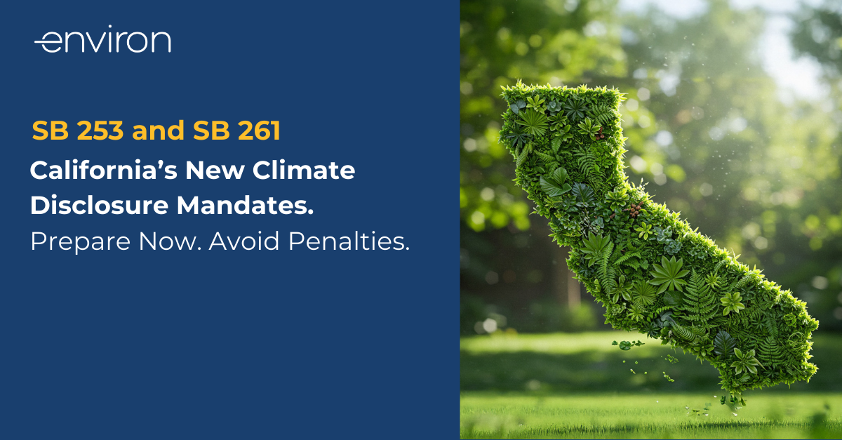 Free Blueprint for California Climate Disclosure Laws